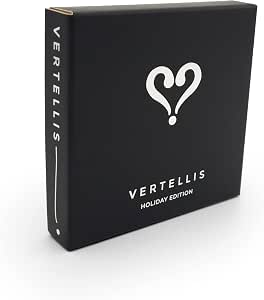 Vertellis Holiday Edition Conversation Cards - Thoughtful Conversation Starters & Questions for Parties & Gatherings - Mindfulness & Engaging Conversation Cards for Families, Groups, Friends & Office